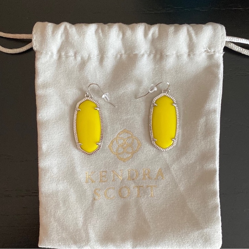 Kendra Scott Elle Yellow Earrings